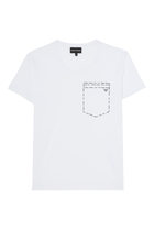 Logo Print Pocket T-Shirt